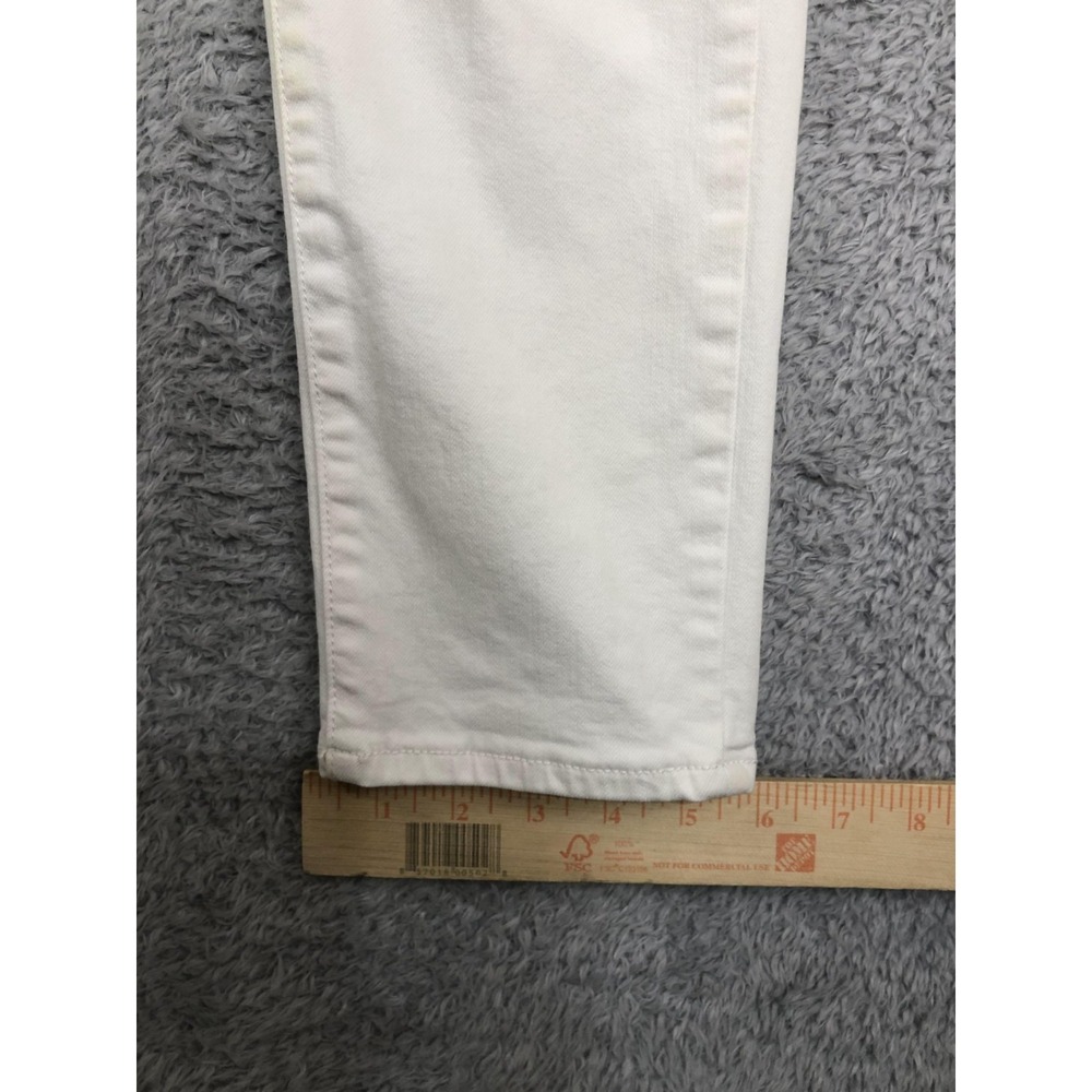 American Eagle Jeans Womens 12 (33x28) White Jegging Super Super Stretch *Flaw - Picture 8 of 10